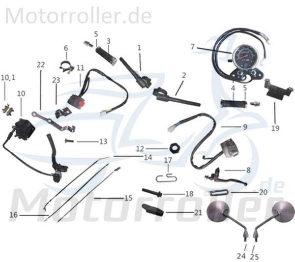 Kreidler DICE CR 125 Bremsbelagsatz Motorrad 125ccm 780028 Bremsbeläge Bremsklötze Bremsschuhe Bremsbacken