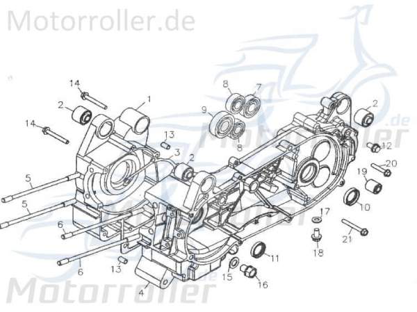 Adly Bundschraube M8x12mm GK 125 Flanschschraube 125ccm 4Takt Motorroller.de Maschinenschraube Flansch-Schraube Maschinen-Schraube Bund-Schraube Buggy