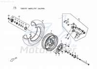 Federbügel Bremssattel vorn Jochfeder PGO M240C020000 Federbügel Bremssattel vorn Jochfeder PGO M240C020000