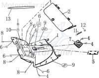 Staufachklappe Serviceklappe AGM-MOTORS 1010129 Staufachklappe Serviceklappe AGM-MOTORS 1010129