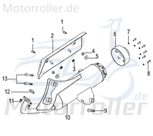 Kreidler Insignio 125 2.0 Unterlegscheibe 125ccm 4Takt 750248 Motorroller.de Distanzhalter U-Scheibe Washer Beilagscheibe Ausgleichsscheibe Scooter