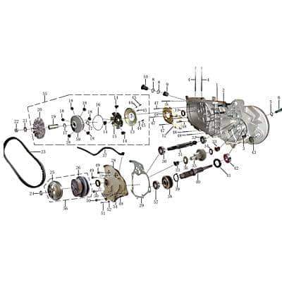 Jonway Insignio 250 DD Gebläserad 250ccm 4Takt 31240501-02 Motorroller.de Lüfterrad Flügelrad Luftrad Lüfter-Rad Luft-Rad Ventilatorrad Belüftungsrad