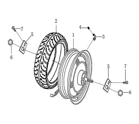 Jonway Insignio 250 DD Sechskantschraube 250ccm 4Takt 3114190219 Motorroller.de M6x80mm Befestigung Halter Halterung Flachkopfschraube Bundschraube