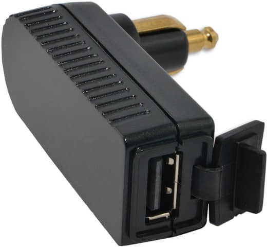 BAAS Winkelstecker USB-Anschluss Stopfdeckel 5V 2A Lade