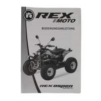 Rex Quad 50 Bedienungsanleitung Handbuch 50ccm 2Takt 88821 Motorroller.de Betriebsanleitung Maual ATV SMC UTV Ersatzteil Service Inpektion Rex Quad 50 Bedienungsanleitung Handbuch 50ccm 2Takt 88821 Motorroller.de Betriebsanleitung Maual ATV SMC UTV Ersatzteil Service Inpektion