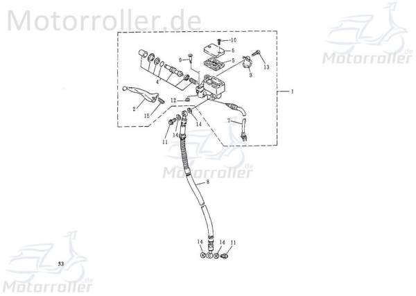 SMC Schraube Rexy 50 Innensechskant 50ccm 2Takt Motorroller.de Innensechskantschraube Maschinenschraube