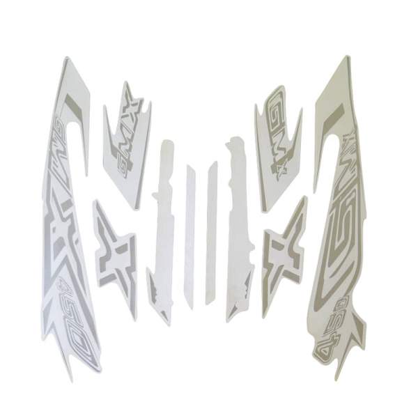 AGM GMX 450 Aufkleber 1220401-15 Sticker 50ccm 4Takt Motorroller.de Deko Aufkleber-Set Jonway 139QMB JSD50QT-13 50cc 4T 139QMA Deko-Set