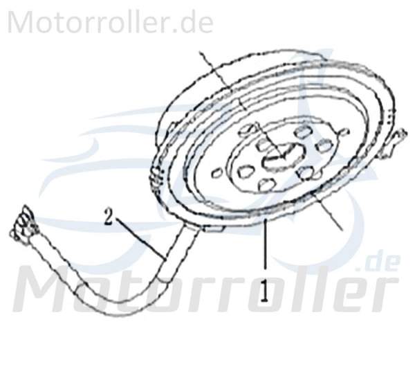 SMC Rotor Lichtmaschine Kreidler DICE SM 50 LC 1E40MB.06.1 Magnetscheibe  Standard Motorrad Supermoto 50 DD Ersatzteil Service Inpektion