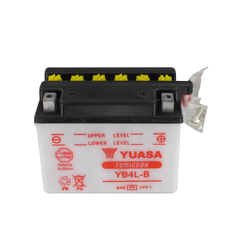 Yuasa YB4L-B 4Ah Rollerbatterie (DIN 50411)