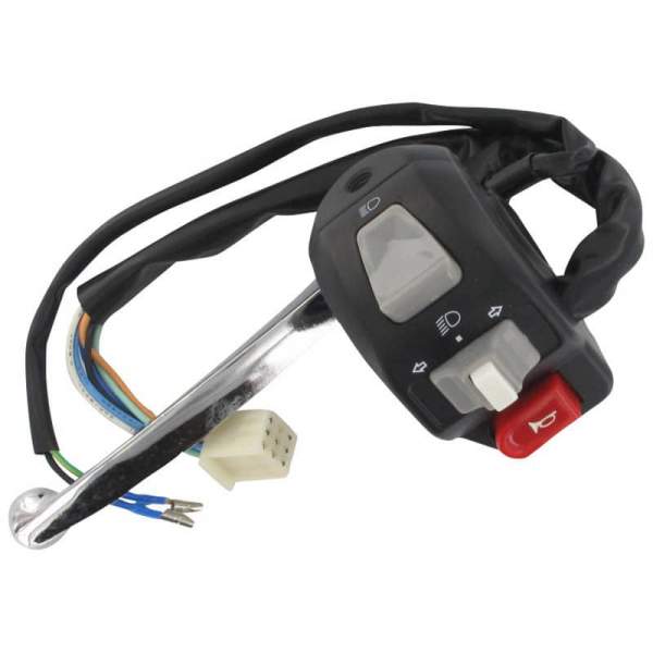 Rex Imola 125 Schaltereinheit links Motorroller.de Lenkerarmatur 125ccm 4Takt 152QMI YY125QT-28 125cc 4T GY6 Kombischalter Schalterelemente