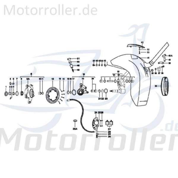 Nadellager Motorroller 125ccm 4Takt Kreidler Rex 720391