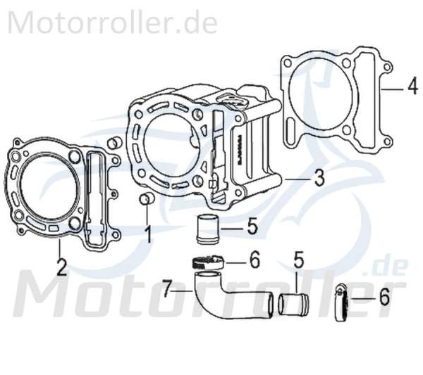 Jonway Insignio 250 DD Schlauchschelle 250ccm 4Takt 330265000000 Motorroller.de Klemme Schlauchklemme Spannring Clip Klemmschelle Schlauchbinder