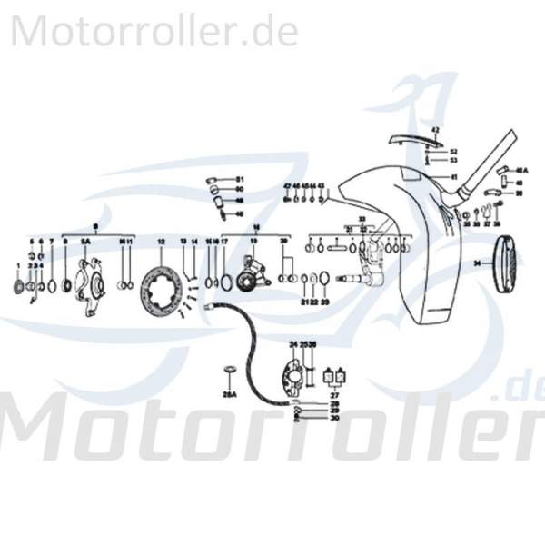 Blechschraube Kreidler STAR Deluxe 4S 125 Scooter 720590 Motorroller.de Kreuzschlitzschraube Kreuzschraube Blech-Schraube Treibschraube Treib-Schraube