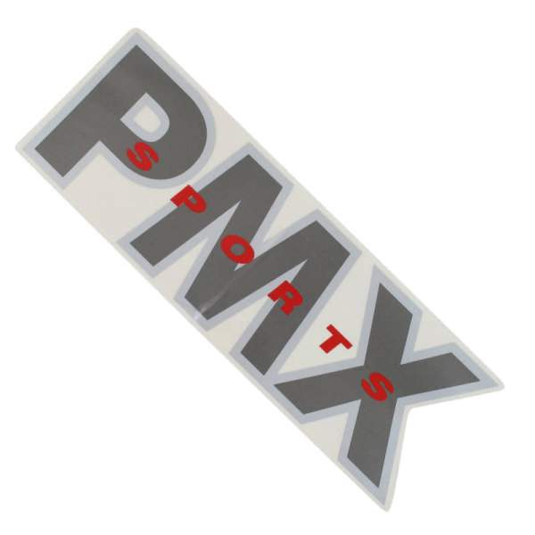 PGO PMX Sport Aufkleber Seitenverkleidung Sticker Dekor P26013400001 Motorroller.de Dekor-Aufkleber Klebeetikett PMX 50 Mokick Ersatzteil Service