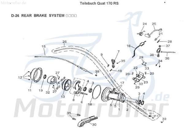AEON brake guide 45144-156-000
