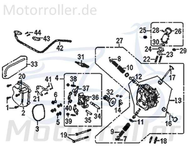 Mutter M8 Flanschmutter Bundmutter Sechskant-Mutter 742023 Motorroller.de Sechskantmutter Flansch-Mutter Maschinenmutter Maschinen-Mutter Bund-Mutter