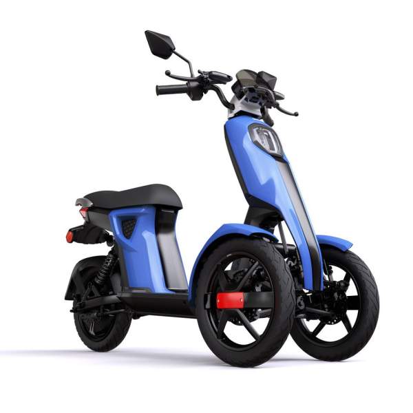 Scoody E3 Trike ITHO-Z 45 km/h blau 1190 Watt Dreirad Elektroroller E-Scooter E-Roller