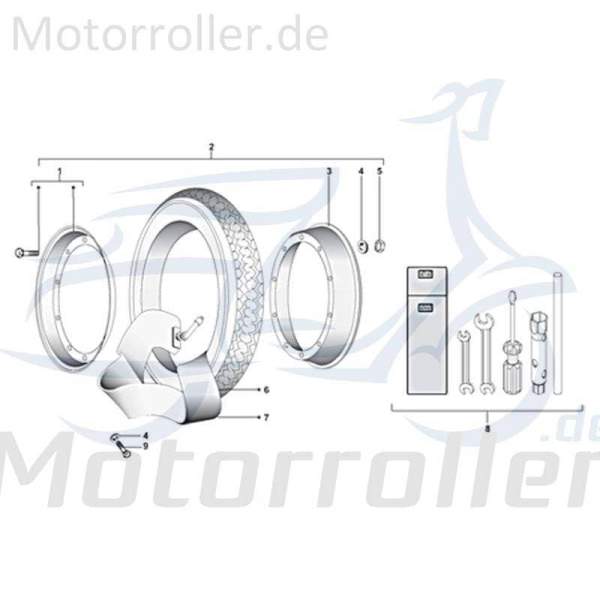 Werkzeug Motorroller 125ccm 4Takt Kreidler Rex 720641