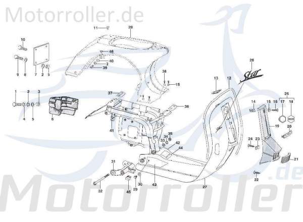 LML Emblem Markenemblem Rex 720181 Motorroller.de