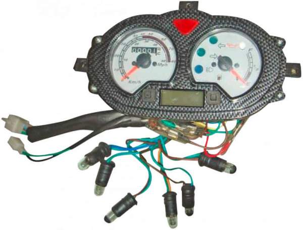 Rex Stratos Chicago Geschwindigkeits-Messer Tacho Motorroller.de Geschwindigkeitsmesser Tachometer 50ccm 2Takt 1E40QMB YY50QT-28 50cc 2T