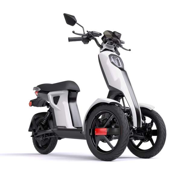 Scoody E3 Trike ITHO-Z 45 km/h weiß 1190 Watt Dreirad Elektroroller E-Scooter E-Roller