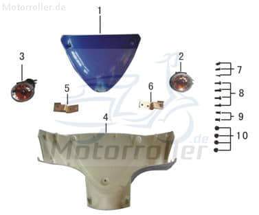 Nut original equipment manufacturer standard spare part AGM-MOTORS M5
