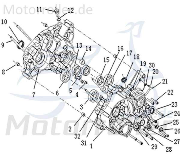 Radialkugellager 6204 CPI GB/T276-94, Motorroller.de