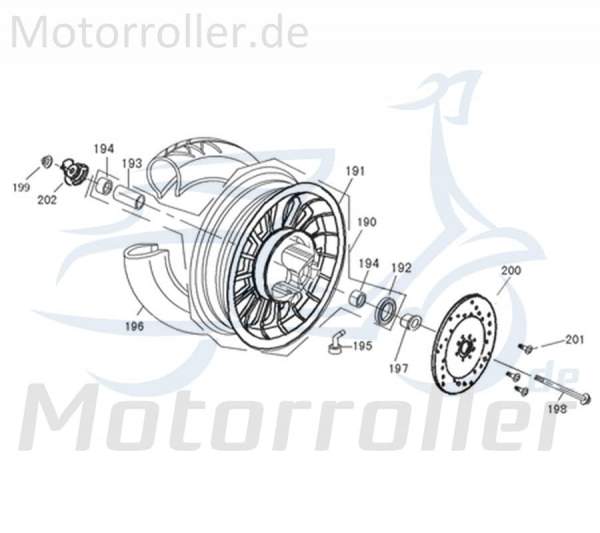 Kreidler Flory 50 125 Classic Tachoantrieb Vorderrad 740064 Tachoschnecke Tachometerantrieb Original Ersatzteil