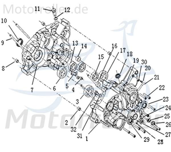 Passhülse Buchse Distanzhülse Distanz-Hülse Scooter 733017 Motorroller.de Passbuchse Distanzbuchse Abstandshülse Abstandsbuchse Arretierungshülse