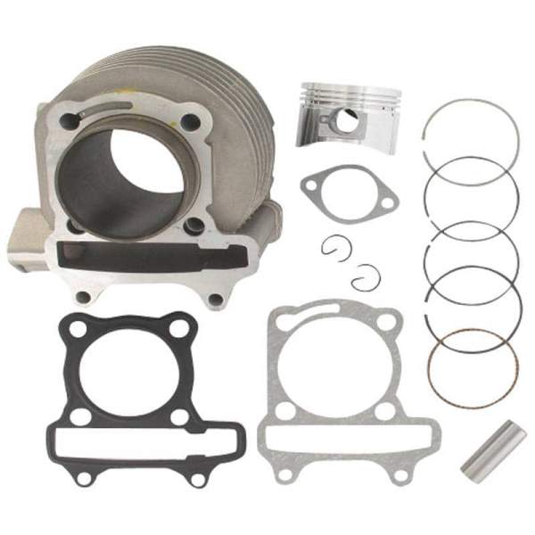Cylinder kit complete with piston with valve pockets 572604