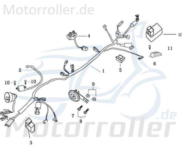 Gummihalter für CDI Einheit Haltegummi Gummiträger 733014 Motorroller.de Scooter Moped Ersatzteil Service Inpektion Direktimport