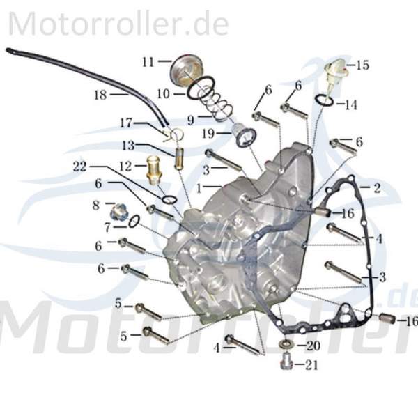 Kreidler Martinique 125 Dichtung SEAL 125ccm 4Takt 31181603 Motorroller.de Abdichtung Gasket 125ccm-4Takt Scooter Ersatzteil Service Inpektion