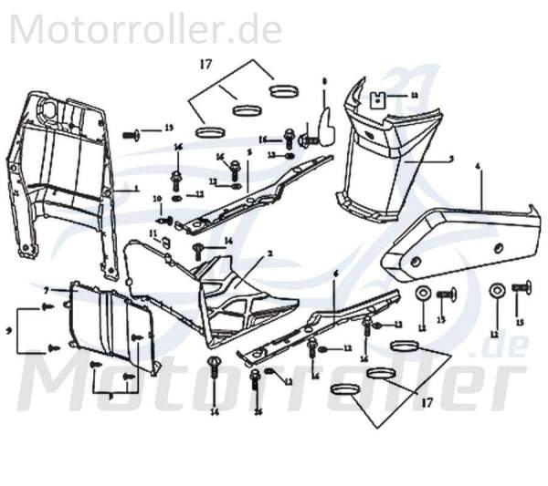 Abdeckkappe 508-HDDMI-001 Motorroller.de