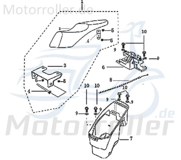 Sitzbankstaufach 402-HDDMI-0018-P Motorroller.de