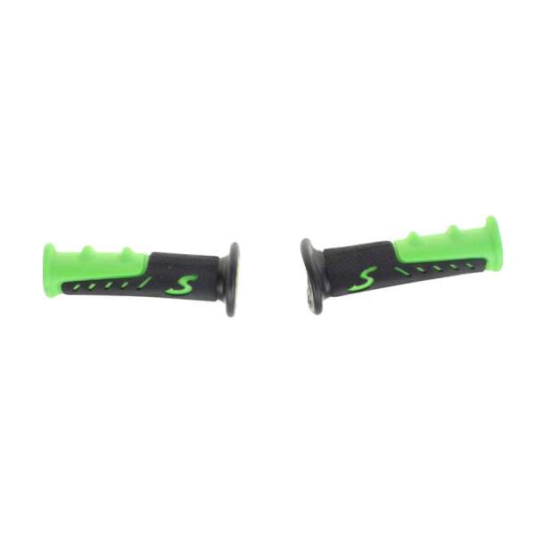 Griffe Griffgummis grün-schwarz L=120mm links: 22 mm rechts: 24 mm 0C6027-SGR