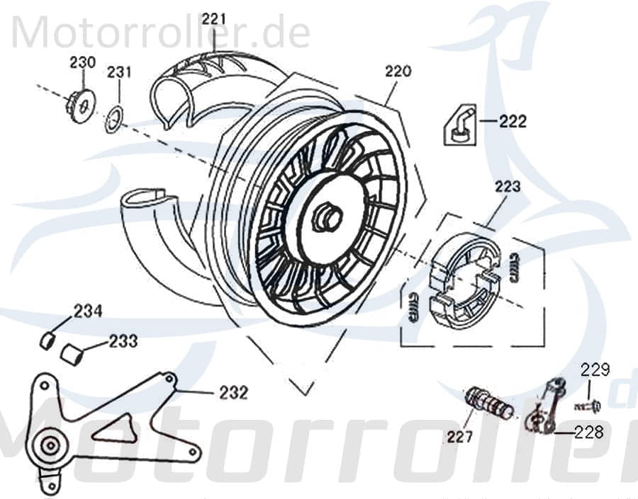Chrome Steel Rim 1.20x17 – 36 Holes, Fits Kreidler Flory 50 4T Classic (2012-2015)