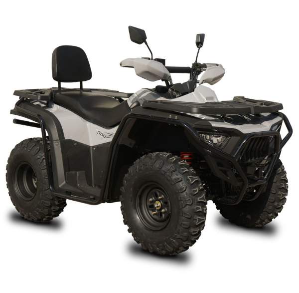 Quad Fighter 300 B-S grau Stahlfelgen ATV mit Straßenzulassung 10