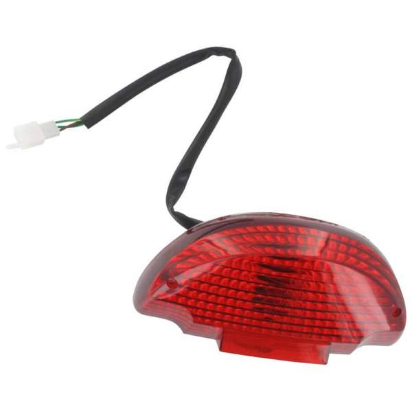 Rear light completely red with E brand rear light 1010219-2