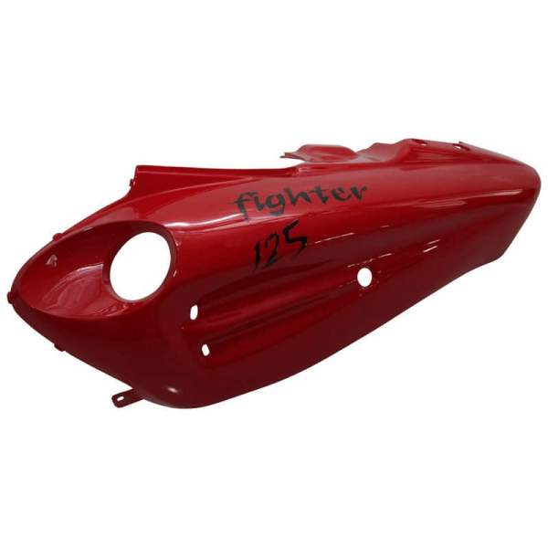 Rear fairing with decoration on the left Fighter 125 one red 1020309-2-E-O-R