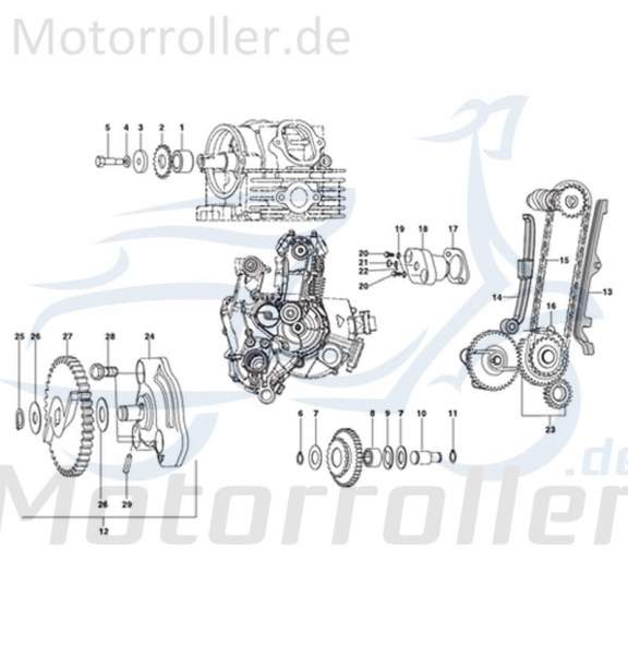 Steuerkettenspanner Ketten-Spanner Motorrad Rex 720235