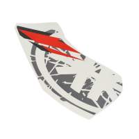 Kreidler Supermoto 125 DD Tankdekor links weiß 90675 Motorroller.de Motorrad Aufkleber Sticker Benzintank Moped Kreidler Supermoto 125 DD Tankdekor links weiß 90675 Motorroller.de Motorrad Aufkleber Sticker Benzintank Moped