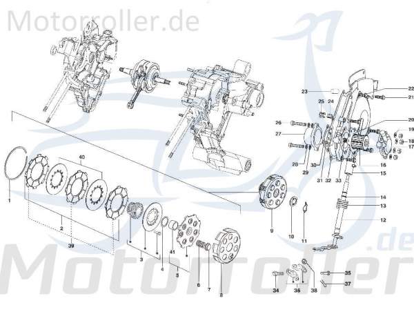 Dichtring Gummiring Kupplung Motorroller SF514-0184