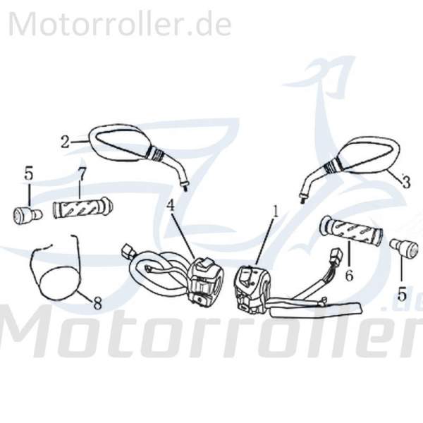 Schalter links von AGM-MOTORS Switch 1050507-1