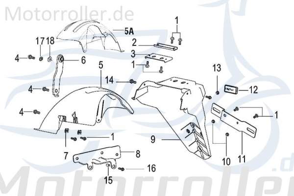 Kreidler INSIGNIO 125 DD Buchse 125ccm 4Takt 08071T740000 Motorroller.de Hülse Distanzhülse Lagerbuchse Distanz-Hülse Distanzbuchse Passhülse Scooter