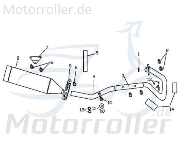 Kreidler Supermoto 250 DD Schraube 125ccm 4Takt B01-07-06012-62 Motorroller.de M6x12mm Bundschraube Maschinenschraube Flanschschraube Flansch-Schraube