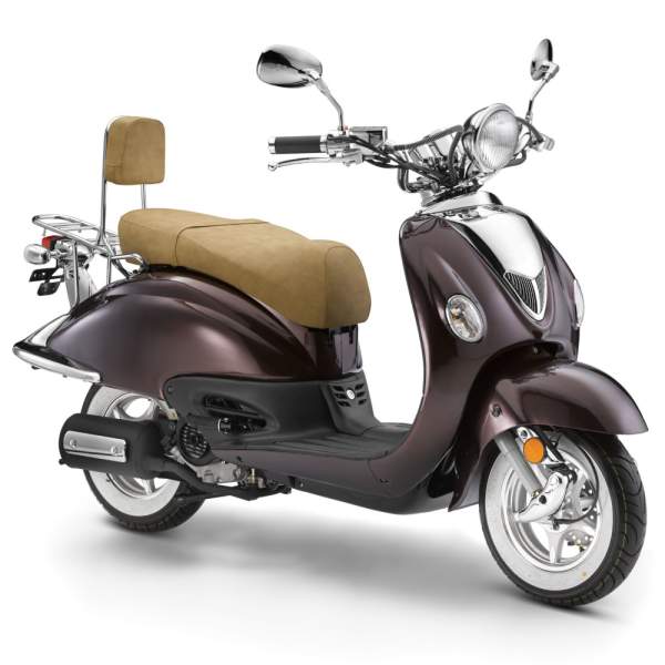 Motorroller GMX 470 Retro Classic C-125 coffee Euro 5 B-Ware Scooter Roller Leichtkraftrad