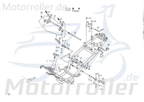 Feder / Druckfeder PGO E1466050000 Motorroller.de