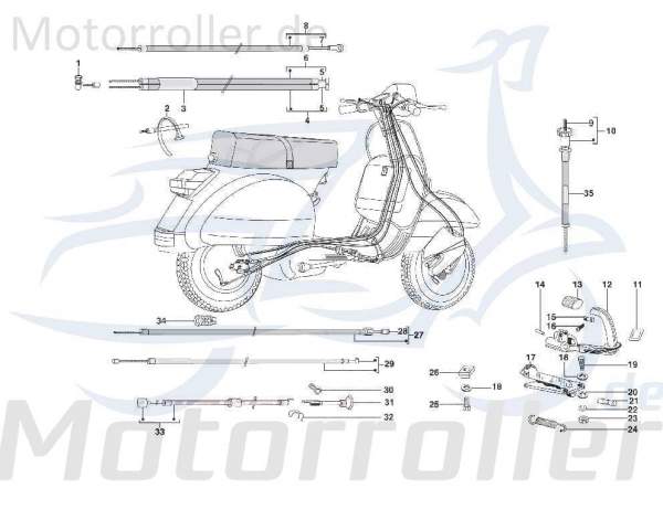 Spange 720533 für 125ccm Rex Motorroller.de
