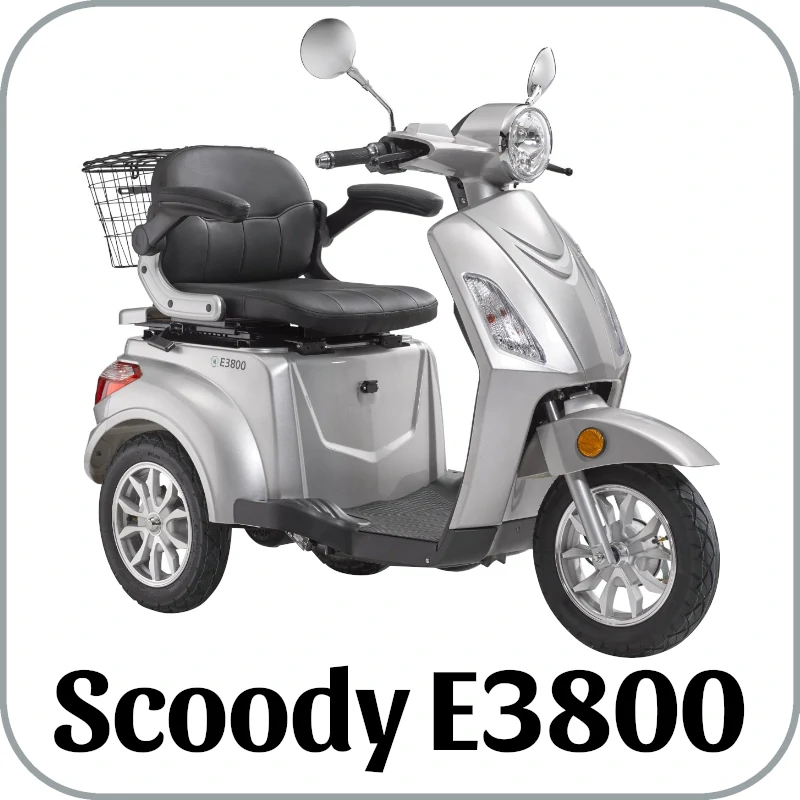 Dreiradroller Scoody E3800 25 km/h