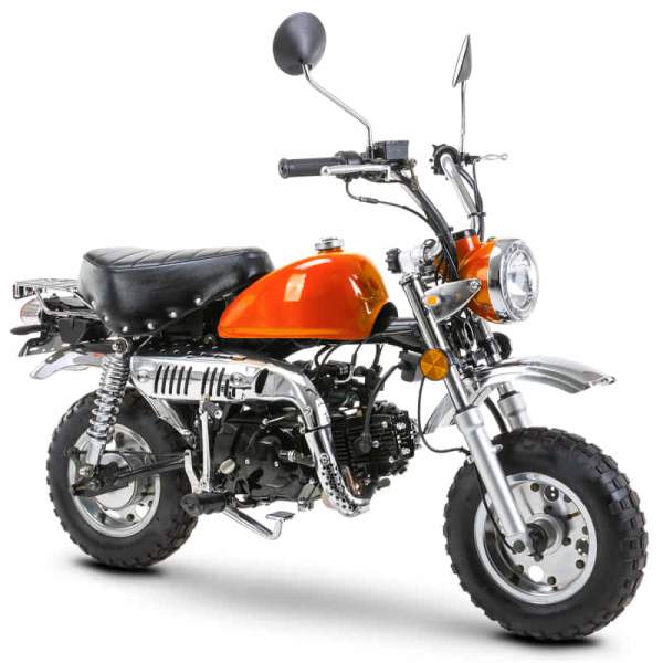 Minibike Fighter 50 PM-RS orange 45 km/h Euro 5 Motorrad Schaltmoped Kleinkraftrad Mokick Minimotorrad
